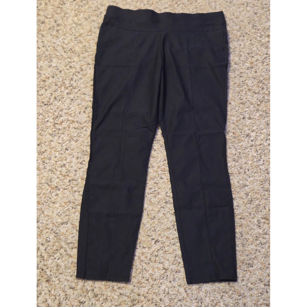 Simply Vera Vera Wang Ankle Pants Women's Size Large‎ Spandex Blend